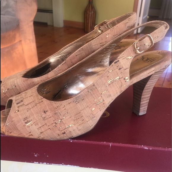 Shoes - SOFFT CORK SLINGBACK SHOES